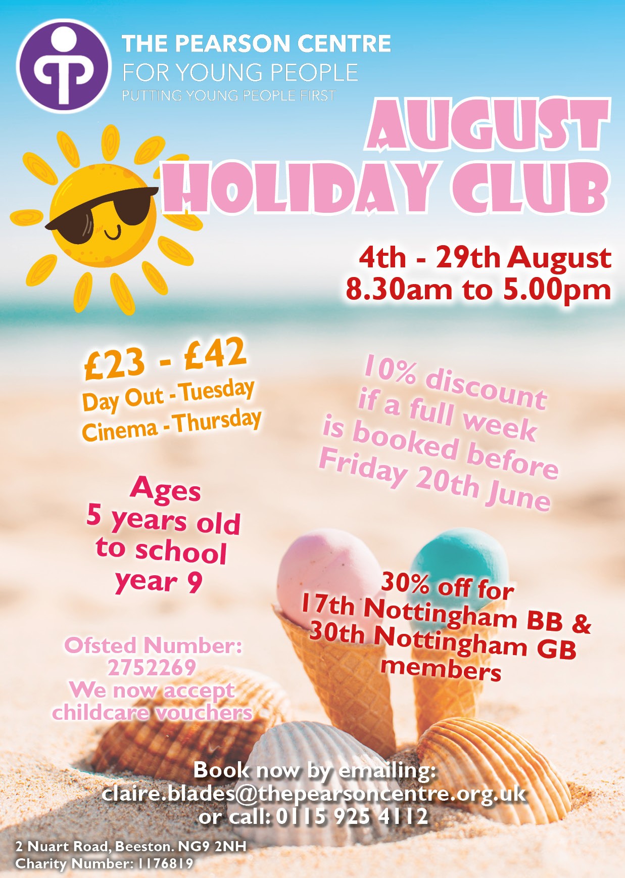 August Holiday Club Poster